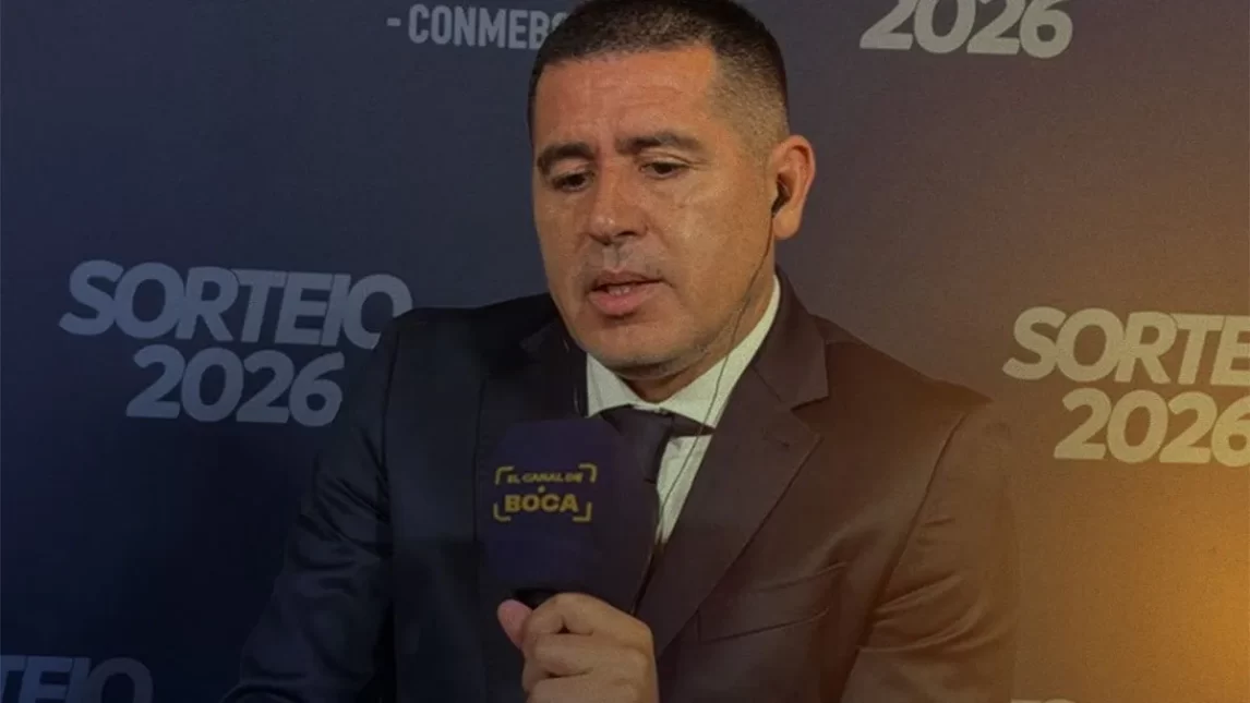Riquelme, confiado tras el sorteo: “Boca siempre piensa en la final”