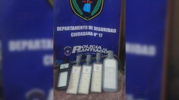 Recuperan luminarias robadas tras intensos operativos y ya hay detenidos