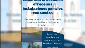 El Santuario de Mailín abre sus puertas a evacuados por las inundaciones