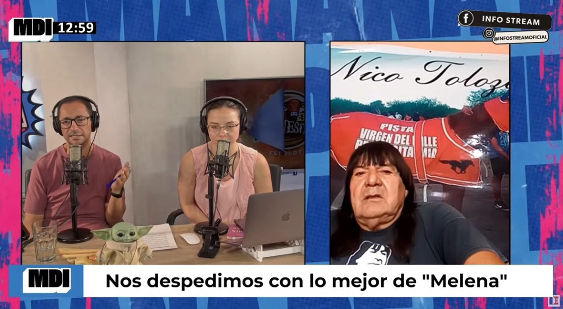 “Melena” Toloza dio un sabio consejo en La Mañana de Info: “Pucho que tiro no levanto más”