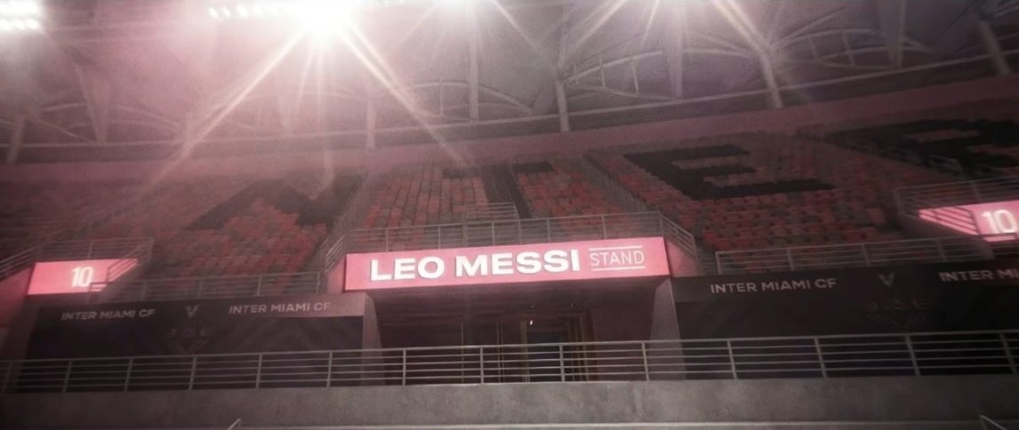 El nuevo estadio de Inter Miami contará con una tribuna en honor a Lionel Messi