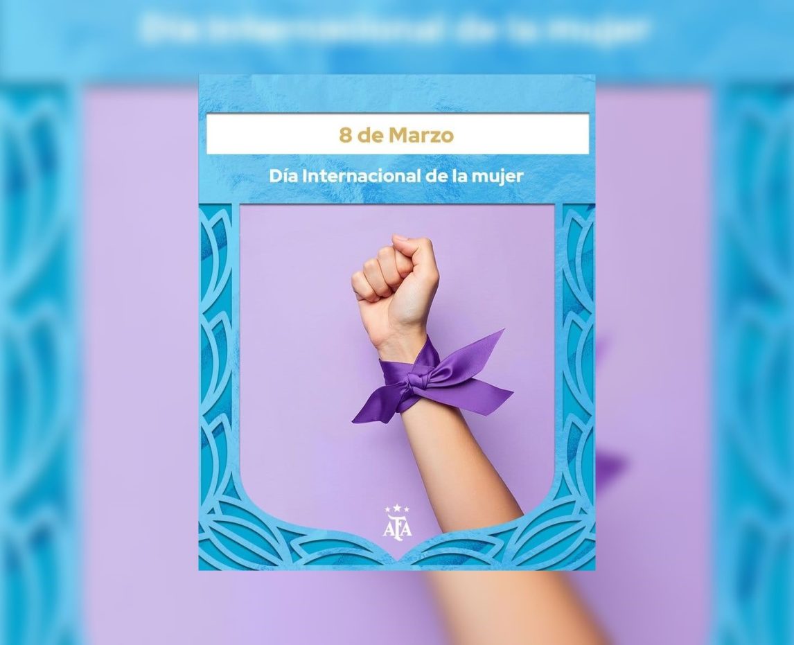 El fútbol argentino se expresó en redes por el Día Internacional de la Mujer