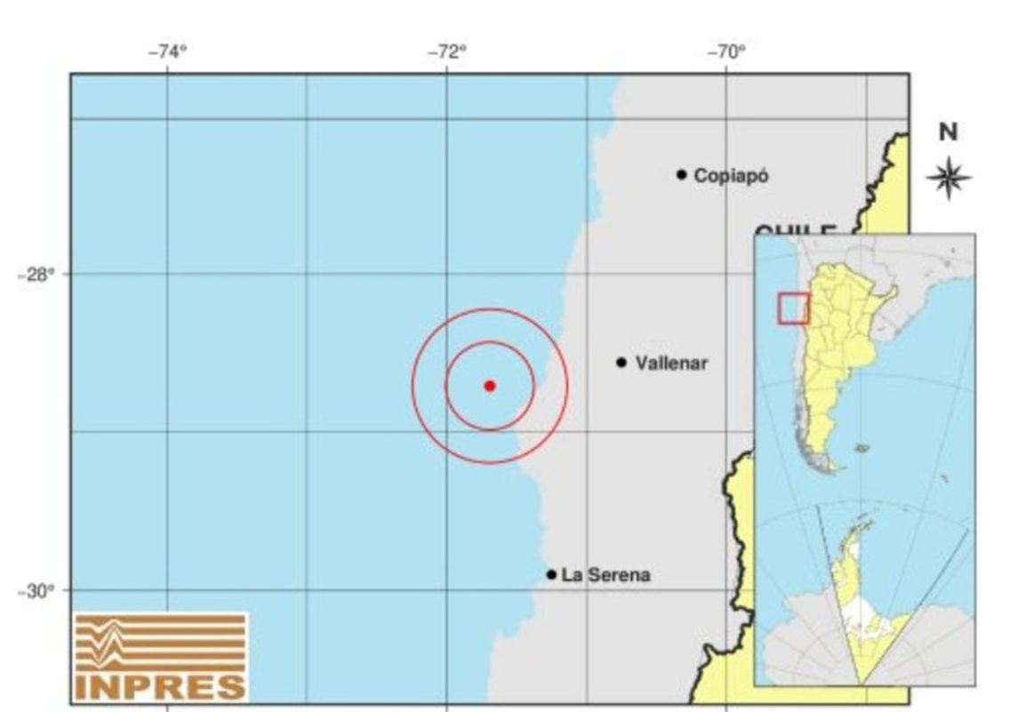 Frías registró movimientos telúricos leves debido a un fuerte sismo en Chile