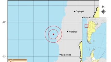 Frías registró movimientos telúricos leves debido a un fuerte sismo en Chile