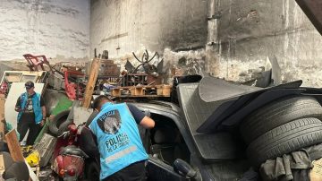 Incautaron más de 220 autopartes ilegales en un taller: valor aproximado de 30 millones de pesos