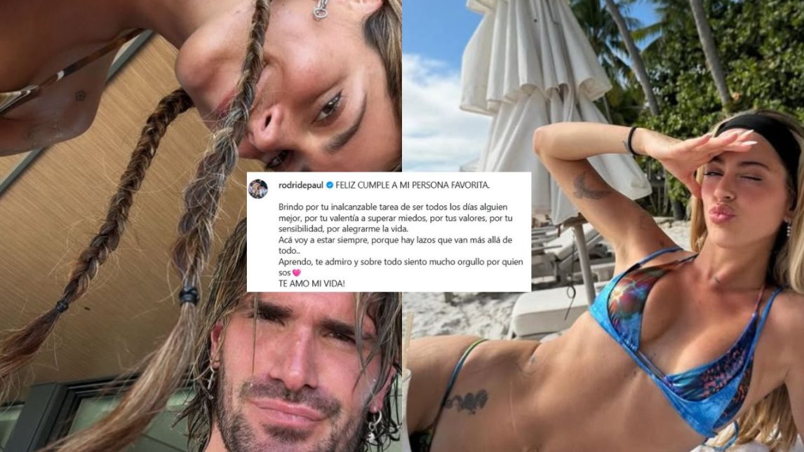De Paul “derritió” las redes sociales con su dedicatoria a Tini en el día de su cumple número 29
