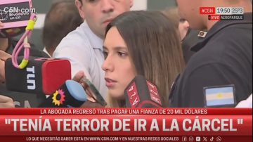 Agostina Páez ya se encuentra en el país tras pagar una fianza millonaria en Brasil