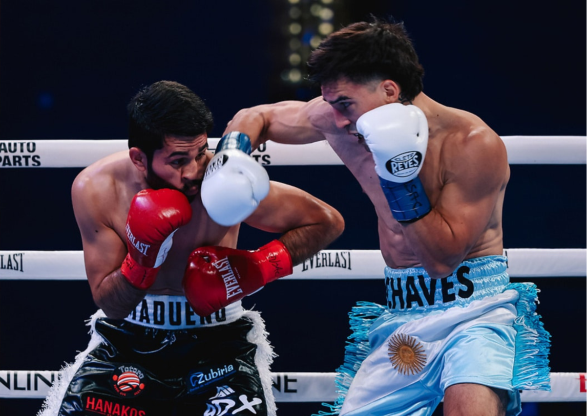 Chaves noqueó en Las Vegas y dio un golpe de autoridad en su debut internacional