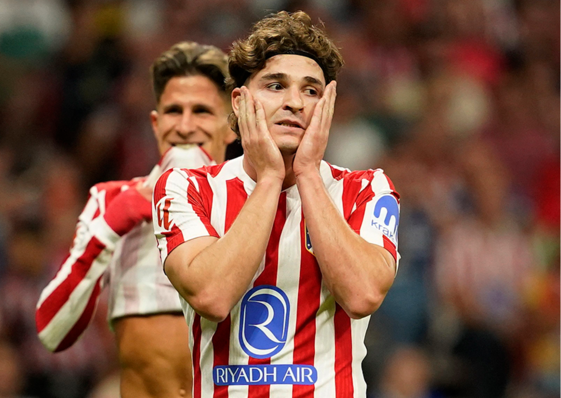 Alarma en el Atlético de Madrid por Julián Álvarez: lo esperan para la Champions