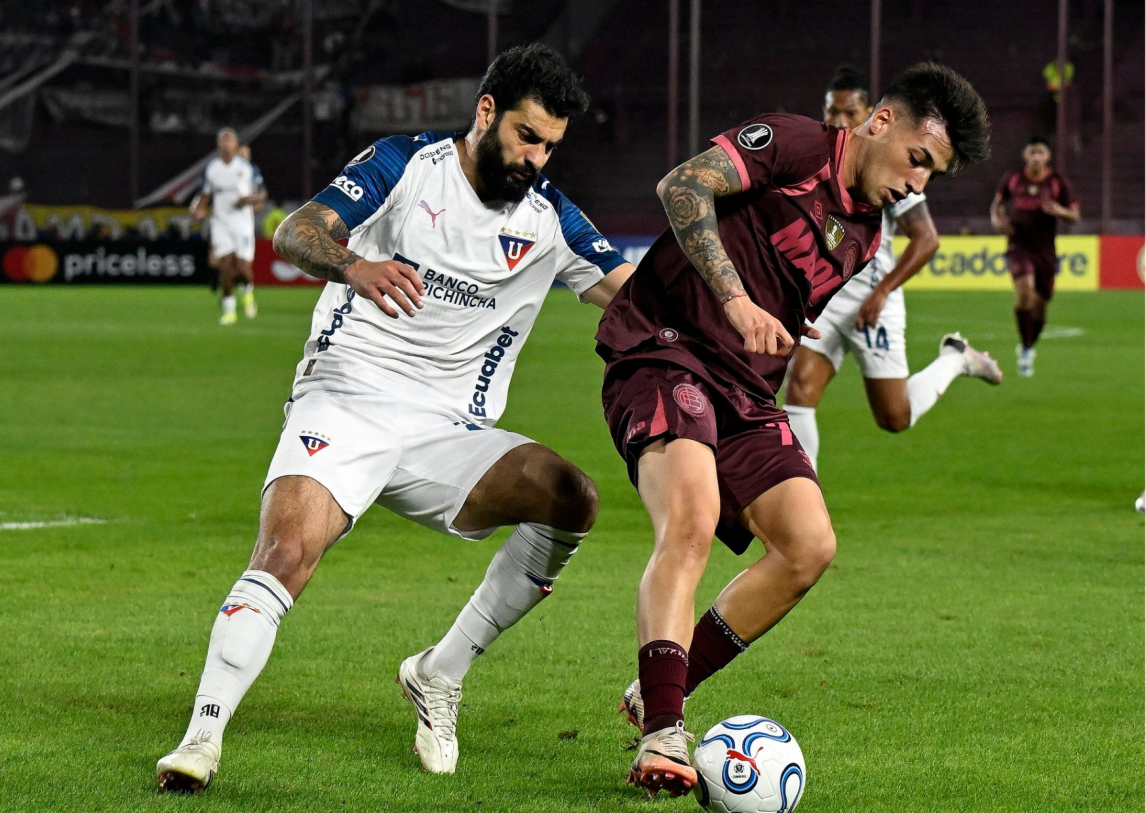 Lanús se hizo fuerte en casa y venció a Liga de Quito