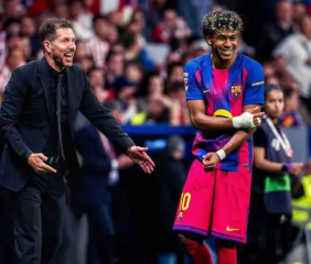 Yamal calentó la previa y desafió al Cholo: “A ver si me deja el uno contra uno”