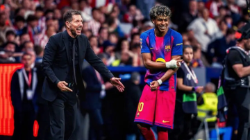 Yamal calentó la previa y desafió al Cholo: “A ver si me deja el uno contra uno”