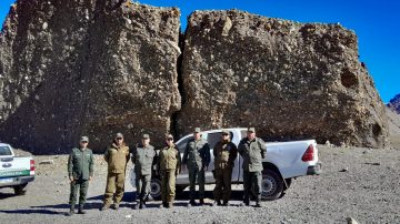 Gendarmes y carabineros compartieron un encuentro en la frontera “Paso Las Damas”