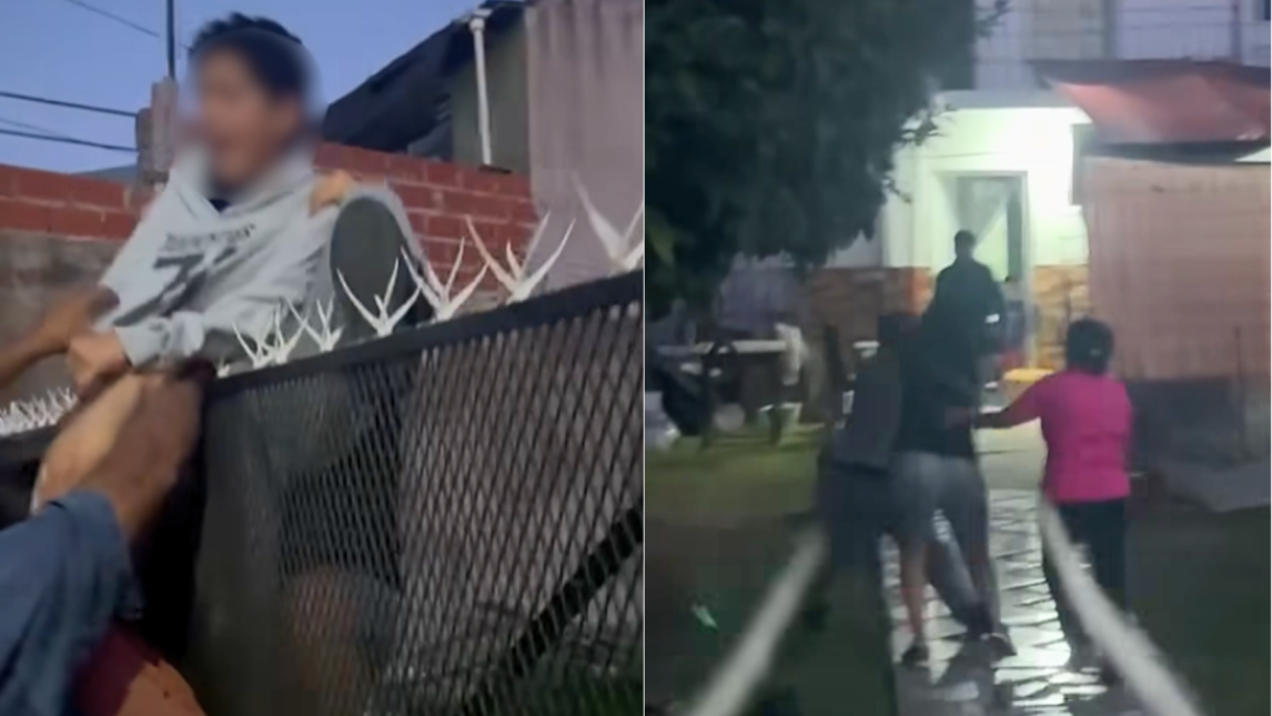Horror: un niño intenta escapar saltando un portón en medio de denuncias por abusos contra su madre y su padrastro