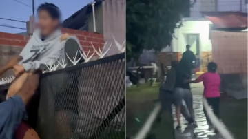 Horror: un niño intenta escapar saltando un portón en medio de denuncias por abusos contra su madre y su padrastro