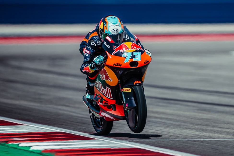 Moto 3: Morelli y Perrone metieron un sprint firme y largan bien perfilados en el GP de España