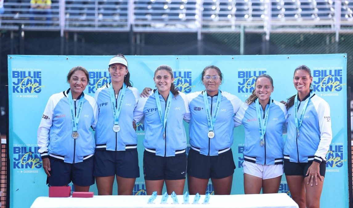 Selección Argentina de tenis femenino avanzó a los playoffs de la Billie Jean King Cup