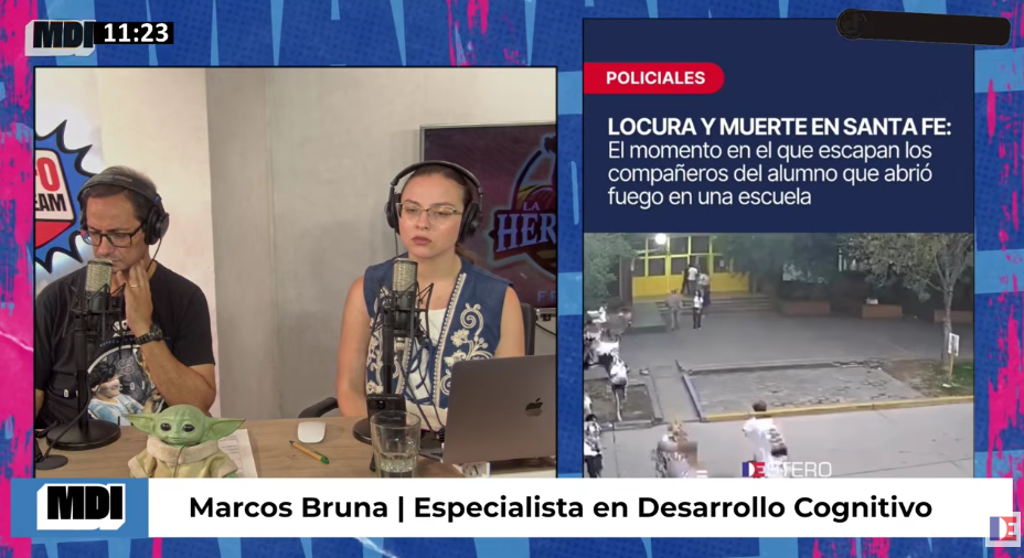 “Fallamos todos”:  la fuerte reflexión del especialista Marcos Bruna, sobre la balacera en una escuela de San Cristóbal