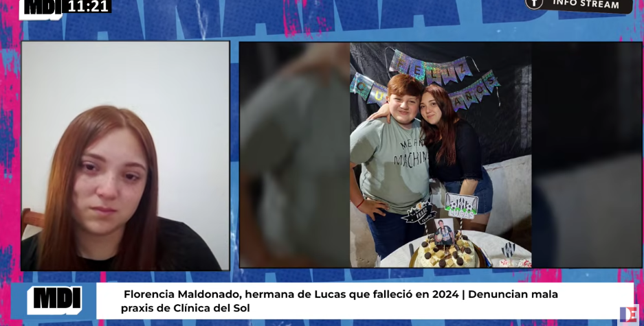 “No saber si había algo más para hacer por él es torturador”: fuerte relato y denuncia de mala praxis de la hermana de Lucas Maldonado