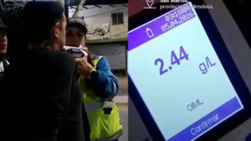 “¡Es una banda, viejo!”: el grito del copiloto a un conductor que dio positivo al test de alcoholemia
