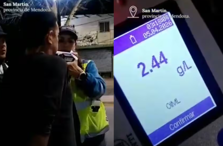 “¡Es una banda, viejo!”: el grito del copiloto a un conductor que dio positivo al test de alcoholemia