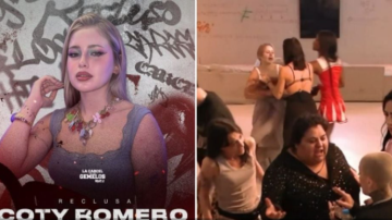 Duró poco: Coty Romero fue expulsada de “La Cárcel de los Gemelos Dúo” tras agredir a una compañera