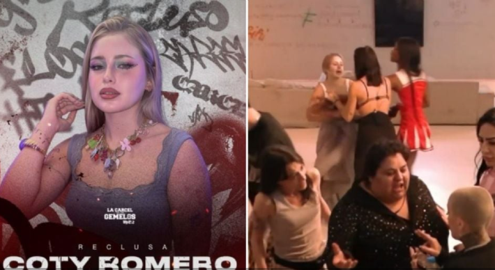 Duró poco: Coty Romero fue expulsada de “La Cárcel de los Gemelos Dúo” tras agredir a una compañera