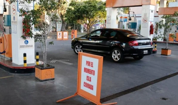 Cortan el suministro de gas a estaciones de servicio e industrias