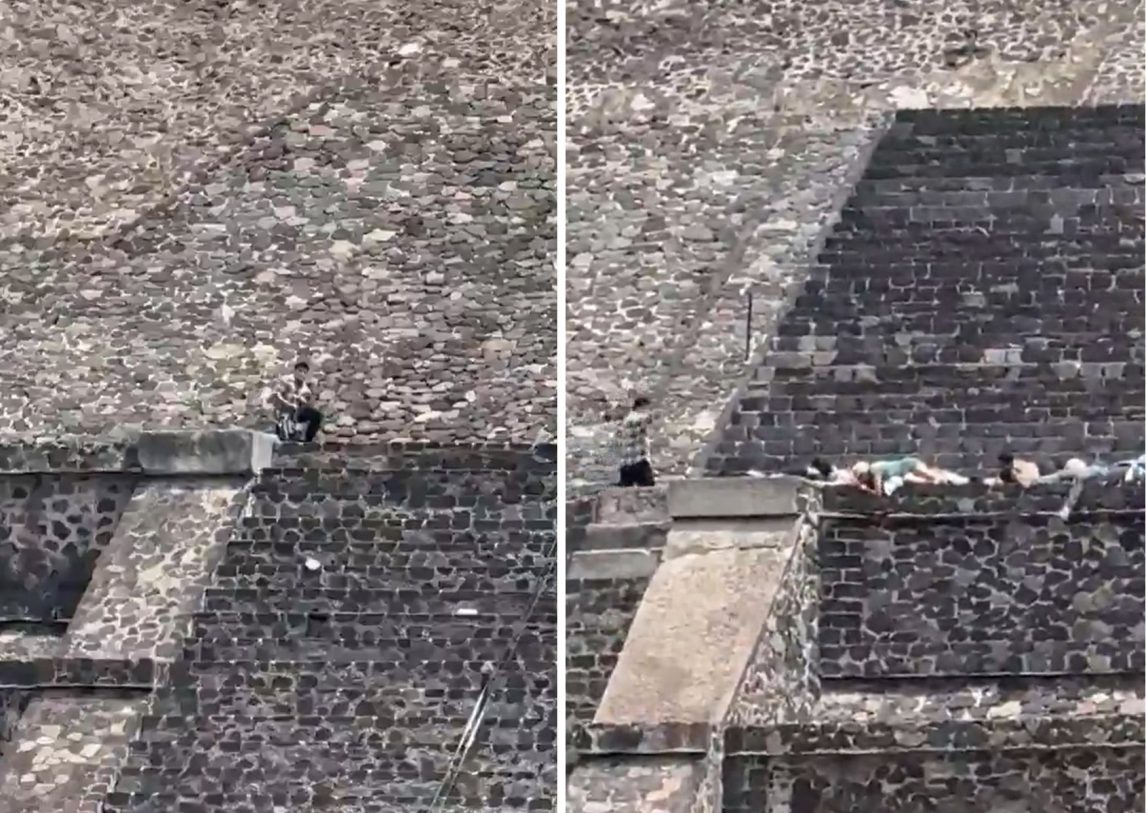 Tragedia en Teotihuacán: un tirador abrió fuego desde la Pirámide de la Luna, mató a una turista y se suicidó