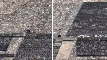Tragedia en Teotihuacán: un tirador abrió fuego desde la Pirámide de la Luna, mató a una turista y se suicidó