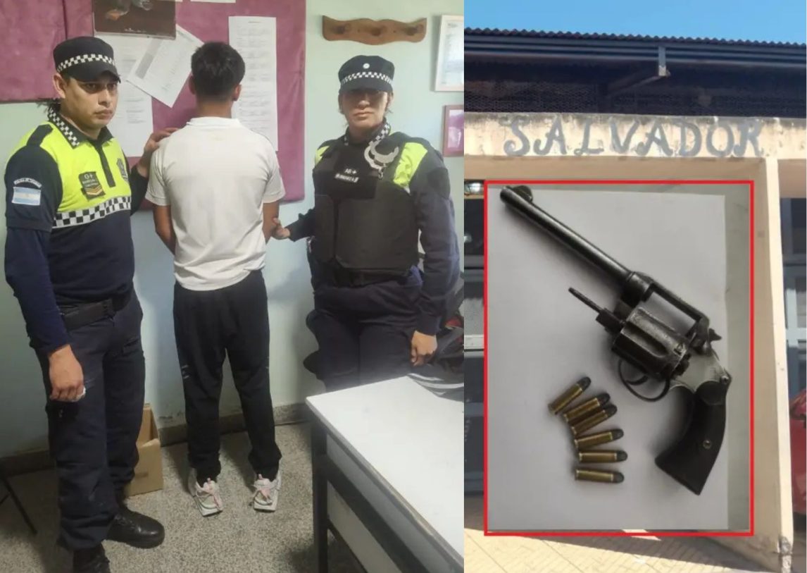 Pánico en una escuela: un alumno de 17 años entró a clase con un revólver cargado