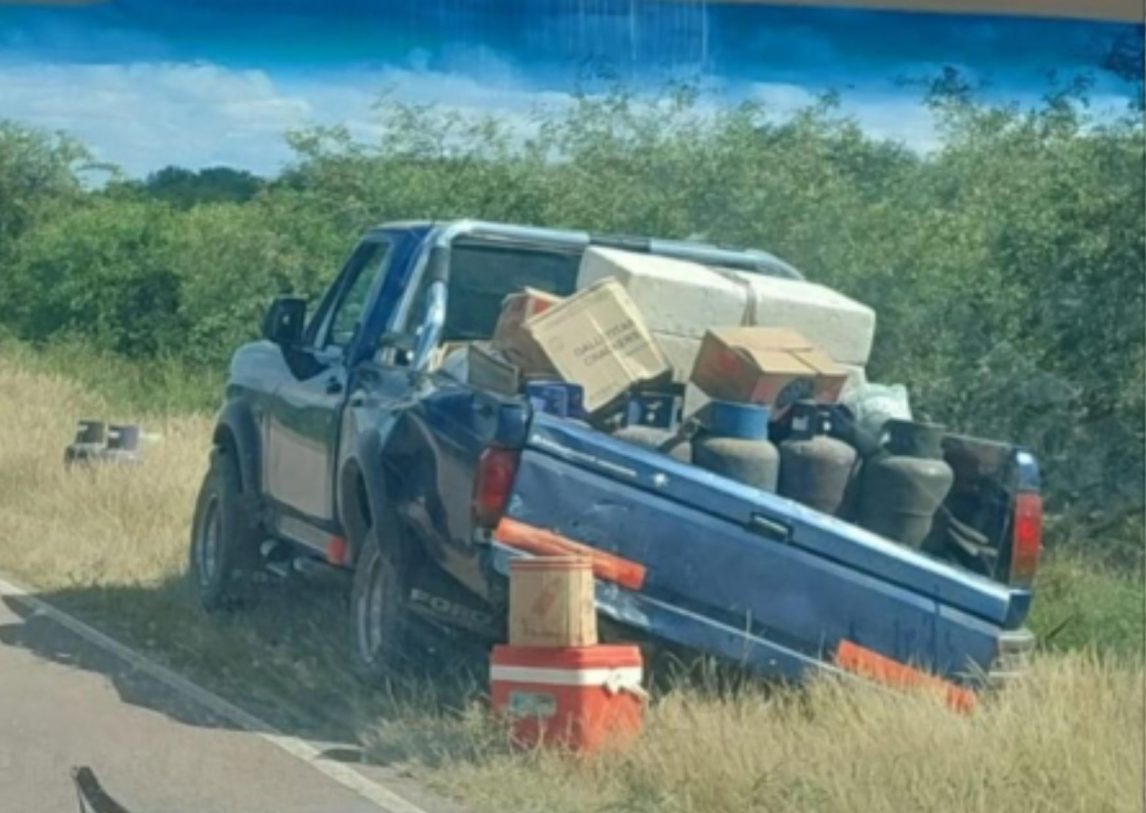 Ruta 92: un herido tras un fuerte choque entre un auto y una camioneta