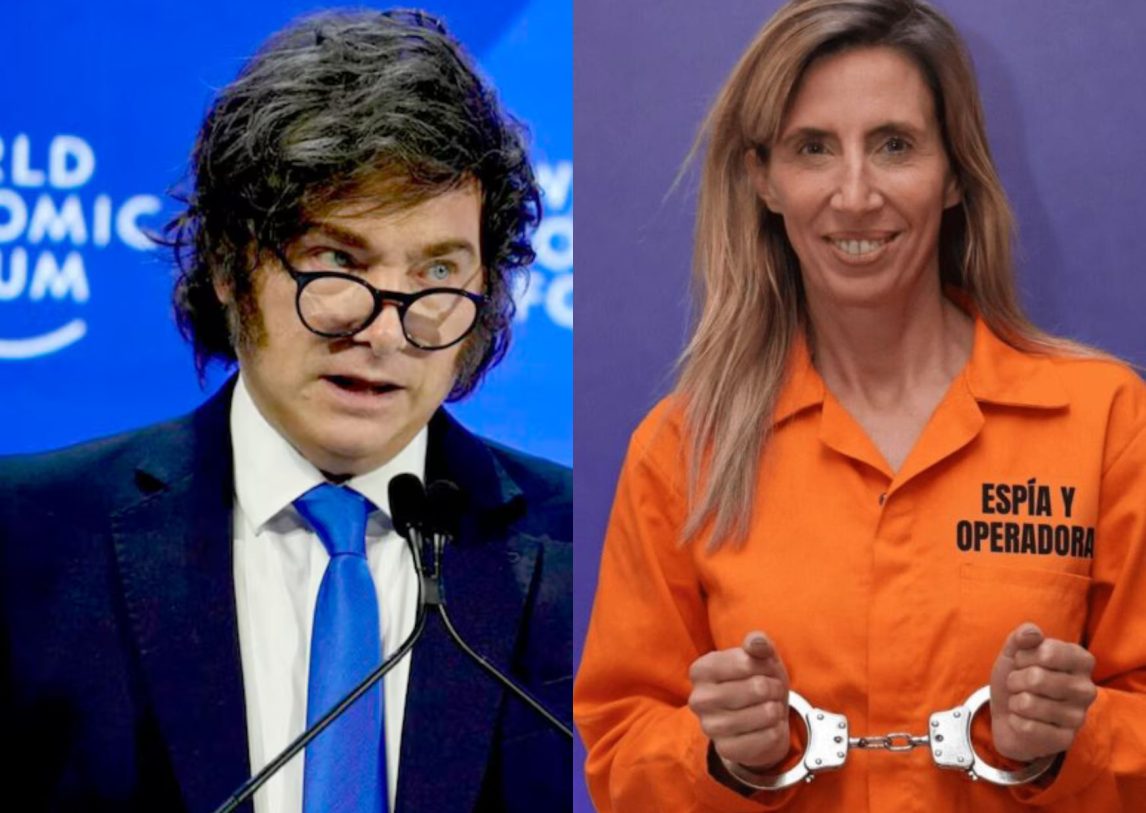Milei compartió una imagen de IA con Luciana Geuna esposada y escala su conflicto contra la prensa