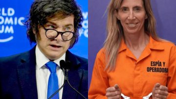 Milei compartió una imagen de IA con Luciana Geuna esposada y escala su conflicto contra la prensa