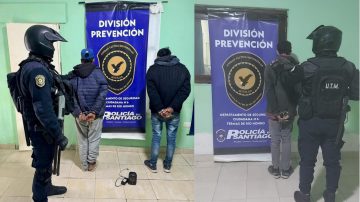 Detienen a la banda completa que asaltó un local en el barrio Toro Yacu de Las Termas