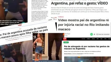 Los medios brasileños usan el gesto de Mariano Páez para ratificar el racismo de Agostina: “No fue un error, es un patrón”