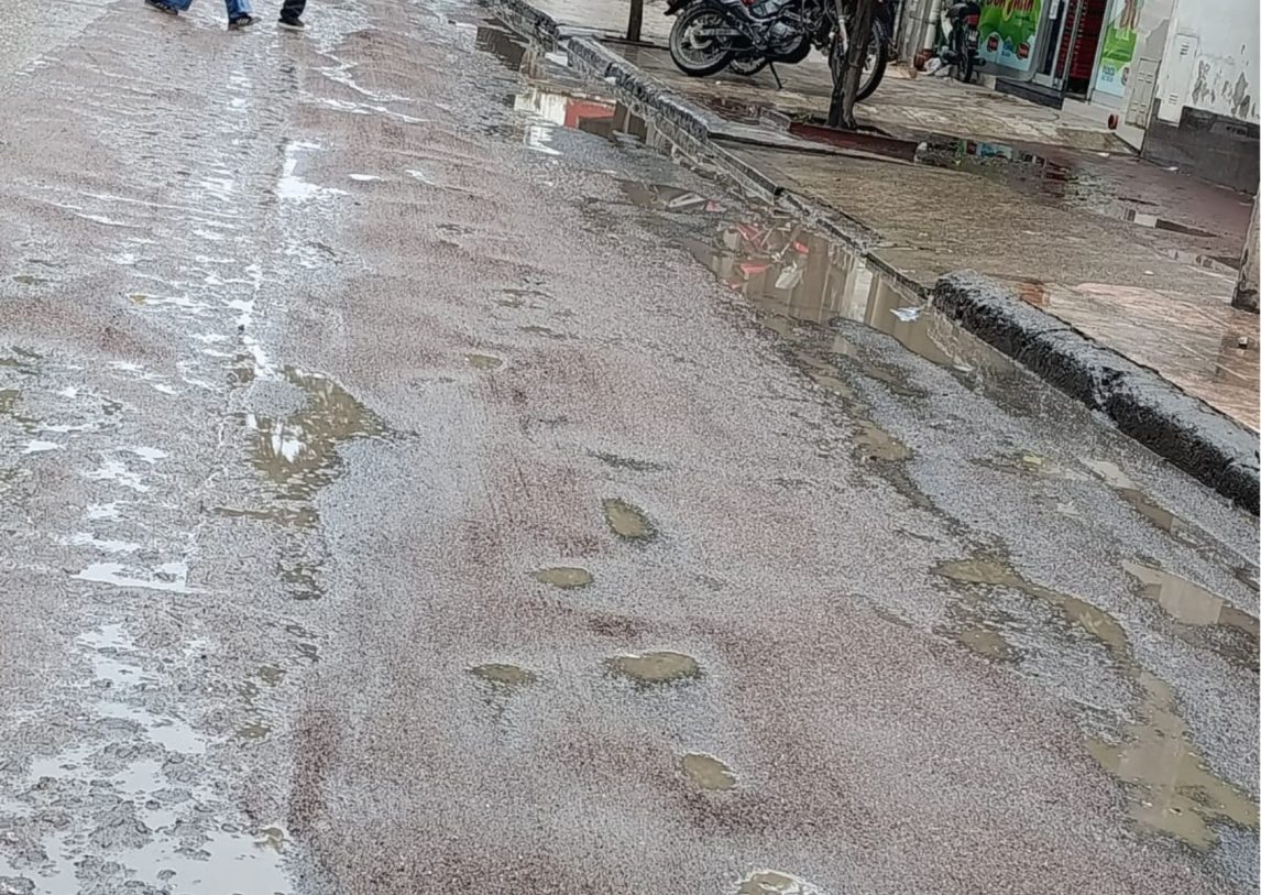 El “pavimento efímero” de la calle Jujuy