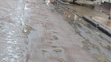 El “pavimento efímero” de la calle Jujuy