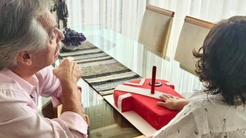 Alberto Fernández celebró su cumpleaños junto a su hijo Francisco y compartió fotos en redes