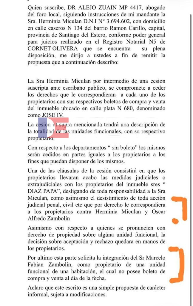 EXCLUSIVO. CASO ZAMBOLÍN: Piden un departamento para el hermano del empresario acusado de estafa y denunciantes afirman que “es una organización familiar”