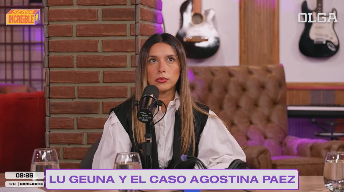 Agostina Páez habló en Olga y dejó una frase fuerte: “A veces me siento la mamá de mi papá”
