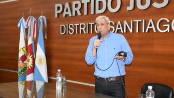 Neder encabezó una reunión del PJ y anunció el Congreso Provincial
