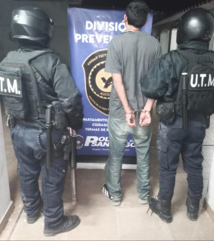 Las Termas: cae prófugo internacional tras violento enfrentamiento en el barrio 25 de Mayo