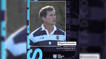 La Unión Santiagueña de Rugby confirmó a Miguel Brevetta como nuevo entrenador del seleccionado M17