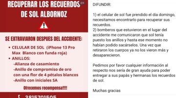 “Los Bomberos nos dijeron que ella tenía los anillos puestos”: buscan recuperar las pertenencias de la pareja que murió en el temporal de Tucumán