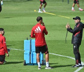 Coudet analiza rotación en River para el clásico ante Racing
