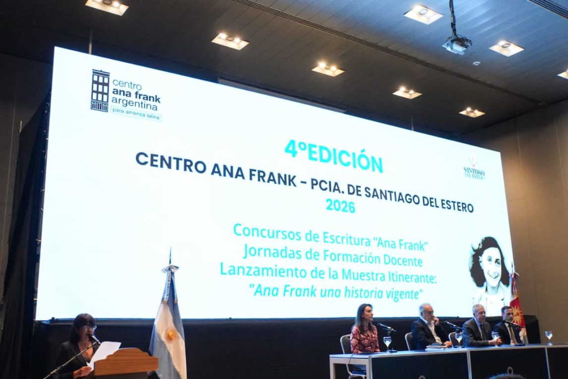 Elías Suárez lanzó el concurso “De Ana Frank a nuestros días” y destacó el rol de la escritura en la formación de los jóvenes