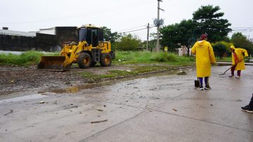 El municipio de La Banda refuerza tareas preventivas ante la tormenta en curso