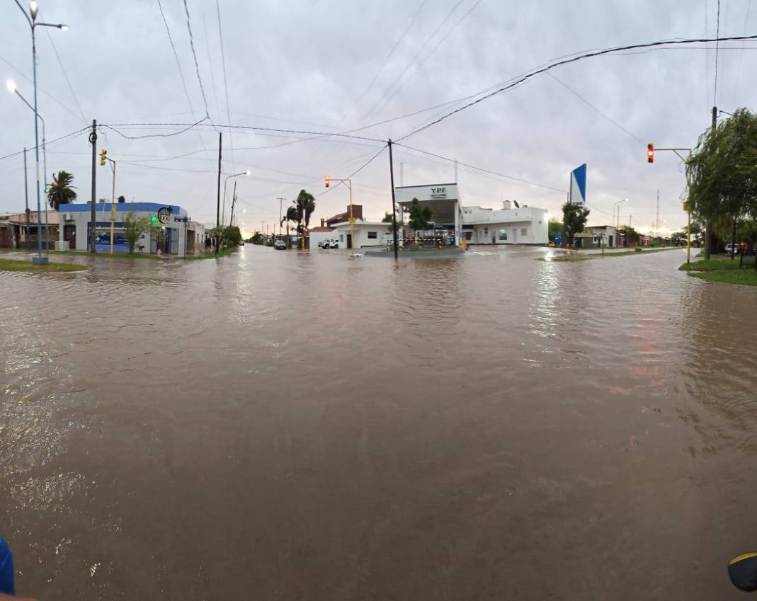 Temporal devastador en el sudeste: Añatuya bajo el agua y más de 100 mm de lluvia en la región