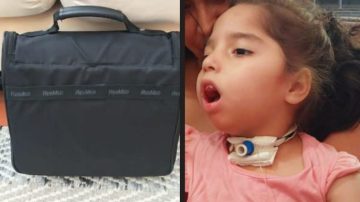 Desesperado pedido: robaron equipos vitales de una niña electrodependiente y piden ayuda para recuperarlos